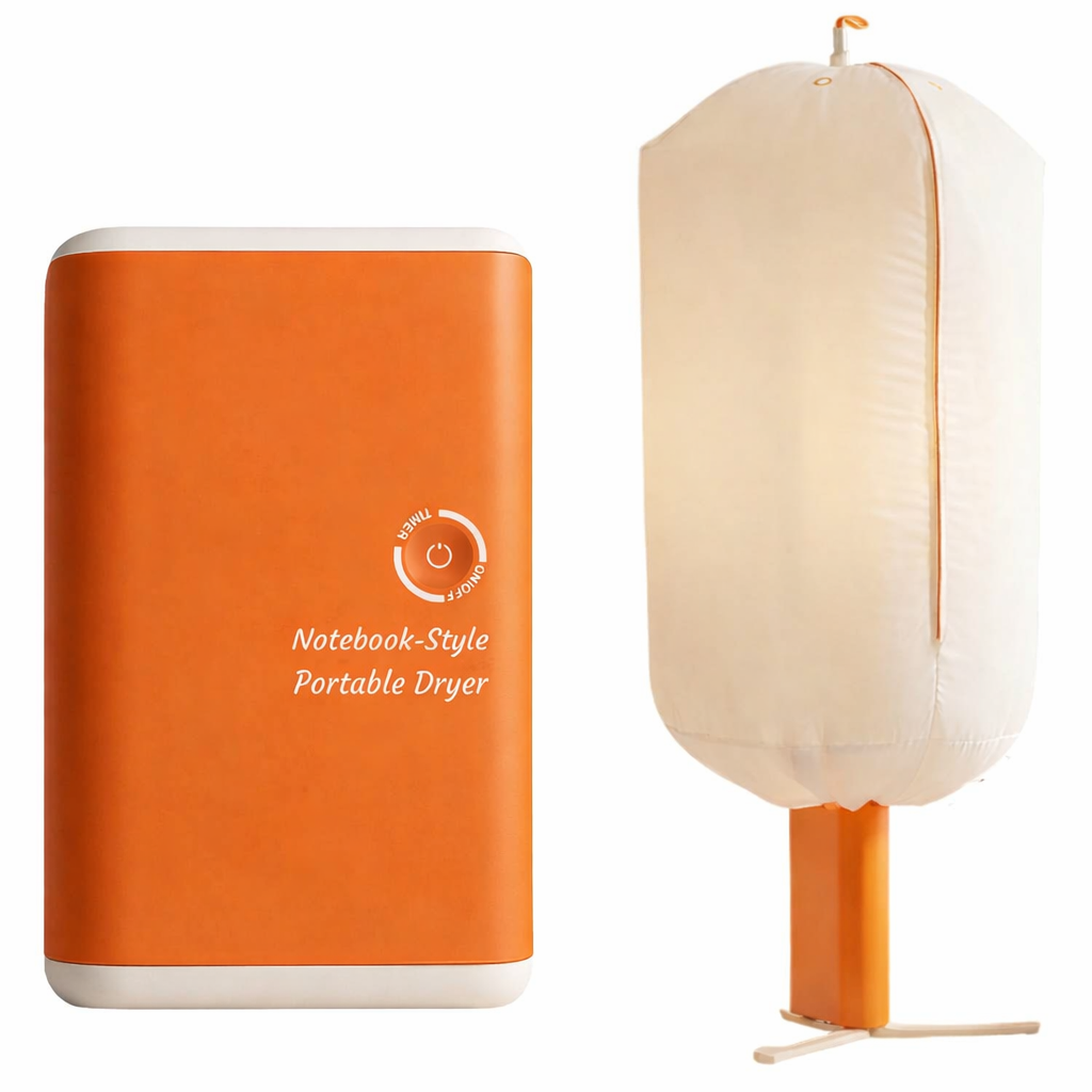 Asciugatrice 300w Portatile Pieghevole – Mini Dryer Compatta da Viaggio con Timer, Asciugatura Rapida, Silenziosa e Leggera per Casa, Camper e Hotel - immagine 2