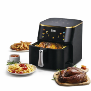 Friggitrice ad Aria 15 Litri 2800W Digitale Touch – XXL Capacità, Cottura Senza Olio, Display LED, Programmi Automatici